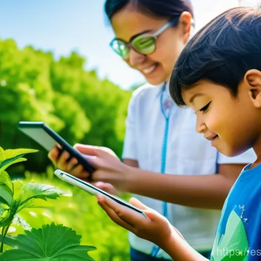 기후변화 시민 관측의 미래 과제 - **Prompt:** A vibrant and diverse group of citizen scientists, including adults and children, active...