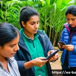 Home 20 기후변화 시민 관측 참여를 위한 도전과제 - A diverse group of Latin American community members participating in an outdoor climate observation ...